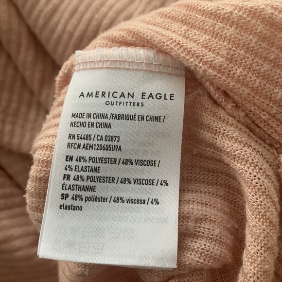 Blush American Eagle Long sleeve top - Picture 4 of 4
